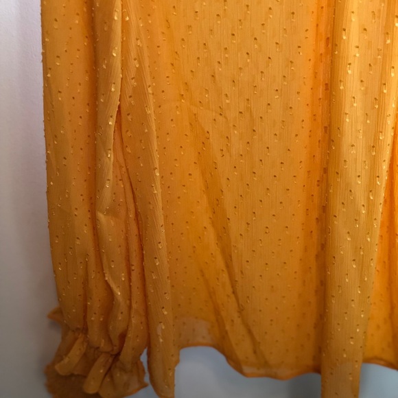 English Factory Marigold sheer blouse - Picture 3 of 3